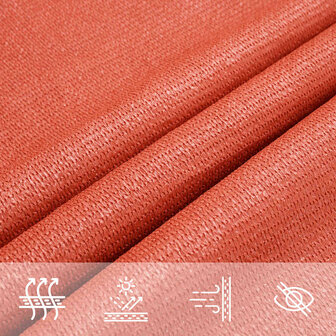 Zonnezeil 160 g/m&sup2; trapezium 4/5x3 m HDPE terracottakleurig 7