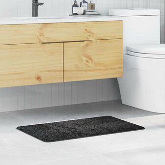 Antislip Badmat Donkergrijs 50 x 80 cm PP 1