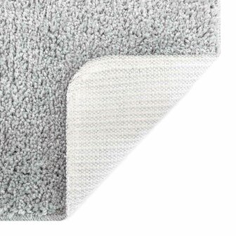 Antislip Badmat Set 2 pcs Grijs PP 7