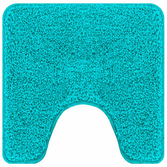 Antislip Badmat Set 2 pcs Turquoise PP 6