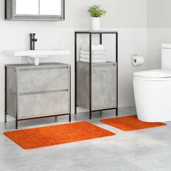 Antislip Badmat Set 2 pcs Oranje PP 3