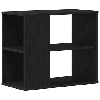 Dressoir met lade Zwart Eiken 60 x 30 x 50 cm Bewerkt hout 5