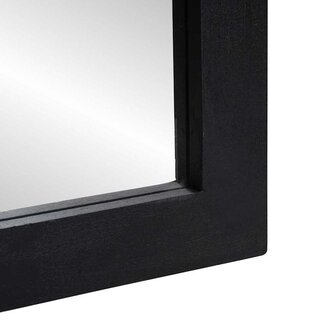 Badkamer Spiegel met spiegel Zwart en Zilver 70 x 50 x 2,5 cm 4