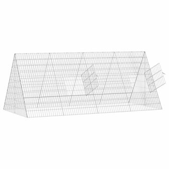 Konijnenkooi Zilver 215 x 100 x 85 cm Gegalvaniseerd staal 5