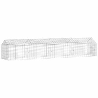 Konijnenkooi Zilver 400 x 78 x 78 cm Gegalvaniseerd staal 5