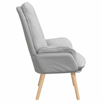 Fauteuil Wolkengrijs 69 x 74 x 93 cm Sherpa Stof 5