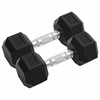Halters 2 st 16 kg totaal gietijzer 1
