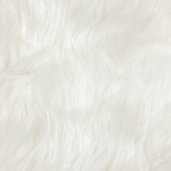 Nep Schapenvacht Tapijt Tafalla Wit &Oslash; 80 cm Polyester 9