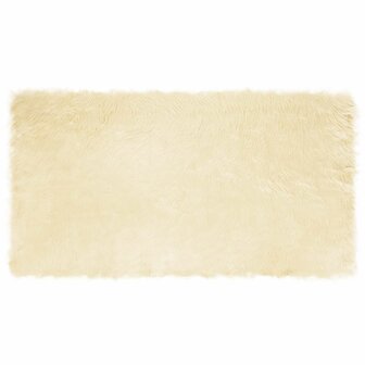 Nep Schapenvacht Tapijt Tafalla Cr&egrave;me 60 x 110 cm Polyester 2