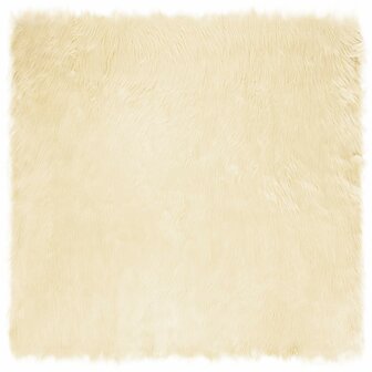 Nep Schapenvacht Tapijt Tafalla Cr&egrave;me 160 x 160 cm Polyester 2