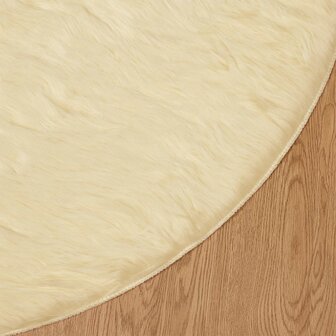 Nep Schapenvacht Tapijt Tafalla Cr&egrave;me &Oslash; 160 cm Polyester 7