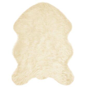 Nep Schapenvacht Tapijt Tafalla Cr&egrave;me 80 x 120 cm Polyester 2