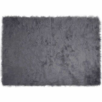 Nep Schapenvacht Tapijt Tafalla Antraciet 140 x 200 cm 2
