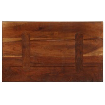 Tafelblad rechthoekig 40x20x3,8 cm massief gerecycled hout 5