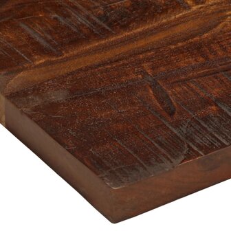 Tafelblad rechthoekig 40x20x3,8 cm massief gerecycled hout 6