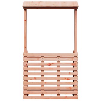 Tuinbartafel met dak 112,5x57x195,5 cm massief hout 4