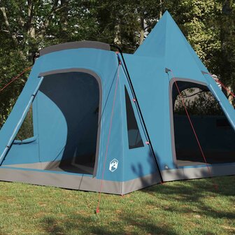 Teepee Tent met dak met opslag Blauw 545 x 450 x 295 cm 3