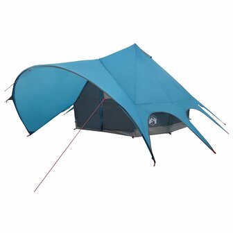 Teepee Tent met dak Blauw en Grijs 600 x 600 x 347 cm 4