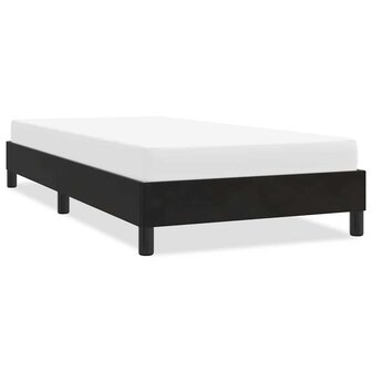 Bedframe zonder matras 80x220 cm fluweel zwart 1