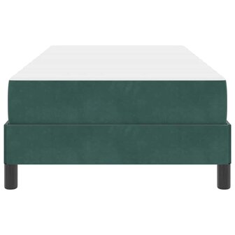Boxspringbed met matras Donkergroen 80 x 220 cm Stof 6