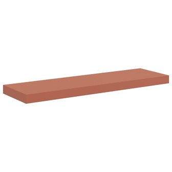 Wandplank Wandgemonteerd Rood 80 x 23,5 x 4 cm Bewerkt hout 2