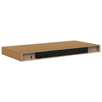 Wandplank Wandgemonteerd Beige 50 x 23 x 4 cm Bewerkt hout 8