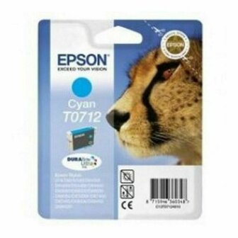Originele inktcartridge Epson T0712 Blauw Cyaan 1