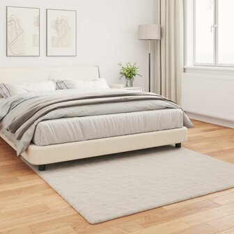 Nep Konijnenbont Tapijt Olite Beige 120 x 120 cm Polyester 4