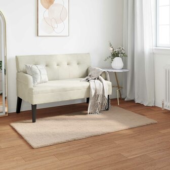 Nep Konijnenbont Tapijt Olite Taupe 80 x 150 cm Polyester 1