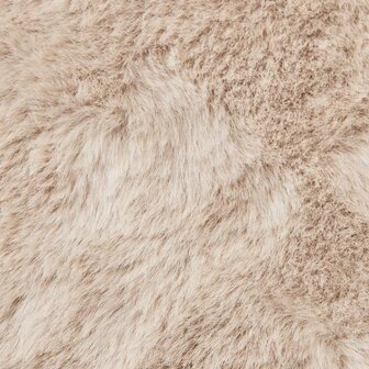 Nep Konijnenbont Tapijt Olite Taupe 120 x 120 cm Polyester 9
