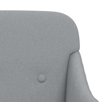 Fauteuil 63x76x80 cm stof lichtgrijs 6