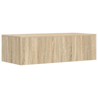 Aan de muur bevestigd bureau Sonoma Eiken 100 x 45 x 30 cm 7