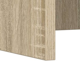 Aan de muur bevestigd bureau Sonoma Eiken 100 x 45 x 30 cm 9