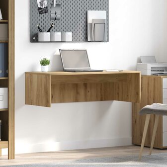 Aan de muur bevestigd bureau Artisan Eiken 100 x 45 x 30 cm 1