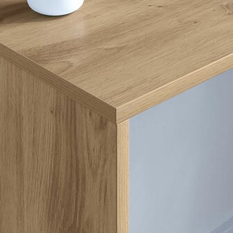 Aan de muur bevestigd bureau Artisan Eiken 100 x 45 x 30 cm 4
