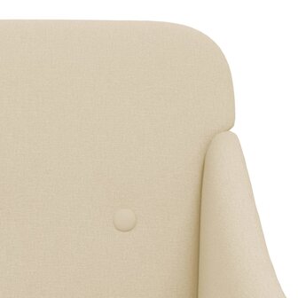Fauteuil 63x76x80 cm stof cr&egrave;mekleurig 6