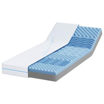 Matras Wit 80 x 200 cm Schuim 3