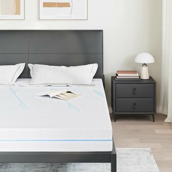 Matras Wit 180 x 200 cm Schuim 3