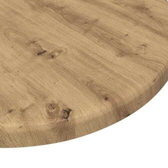Tafelblad artisanaal eikenkleurig 30 x 30 x 1,5 cm Bewerkt hout 7