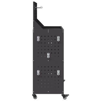 Gereedschapswagen Zwart 65 x 35 x 111 cm Koudgewalst staal 6