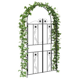 Tuin Boog Effen Zwart 3