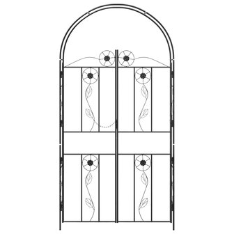Tuin Boog Effen Zwart 6
