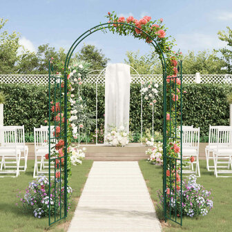 Tuin Boog Effen Groen 4