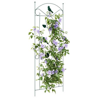 Tuinhek Latwerk 3 pcs Groen 112 x 40 cm Staal 3