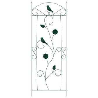 Tuinhek Latwerk 3 pcs Groen 112 x 40 cm Staal 6