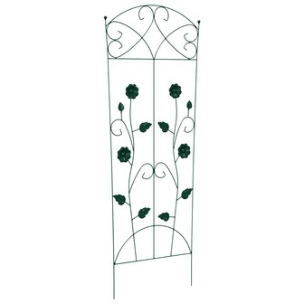 Tuinhek Latwerk 3 pcs Groen 112 x 40 cm Staal 5