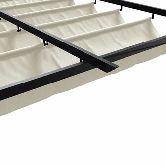 Wandgemonteerde Pergola Cr&egrave;me Staal 7