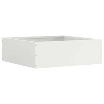 Tuinrand Wit 40 x 40 x 13 cm Staal 1