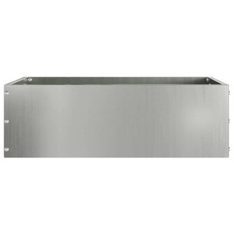 Tuinrand Zilver 40 x 40 x 13 cm Gegalvaniseerd staal 3