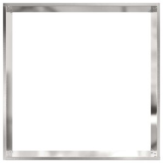 Tuinrand Zilver 50 x 50 x 13 cm Roestvrij staal 4